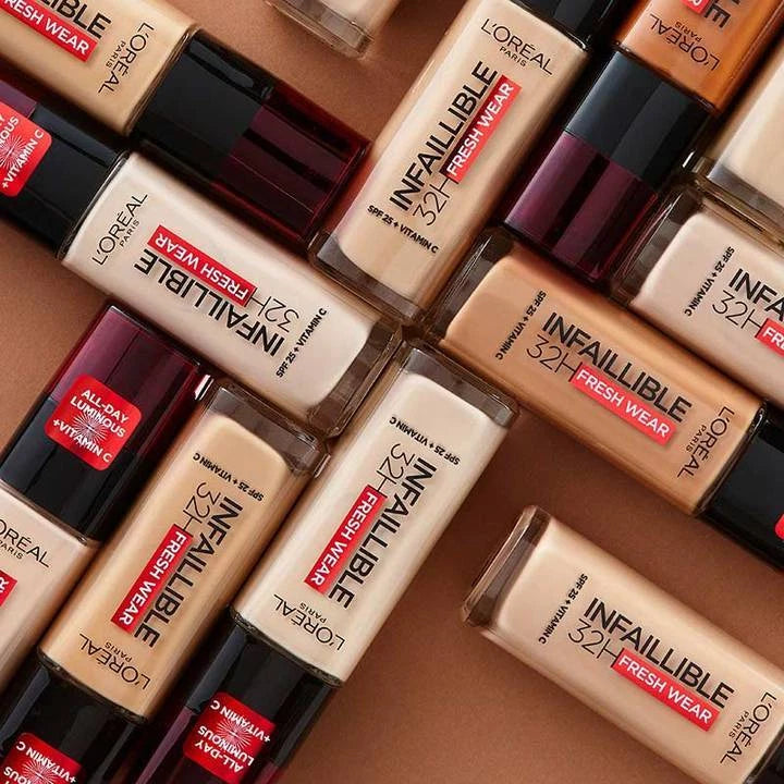 L'Oreal Paris Infaillible 32hr Fresh Wear Foundation 30ml -CHOOSE SHADE. NEW