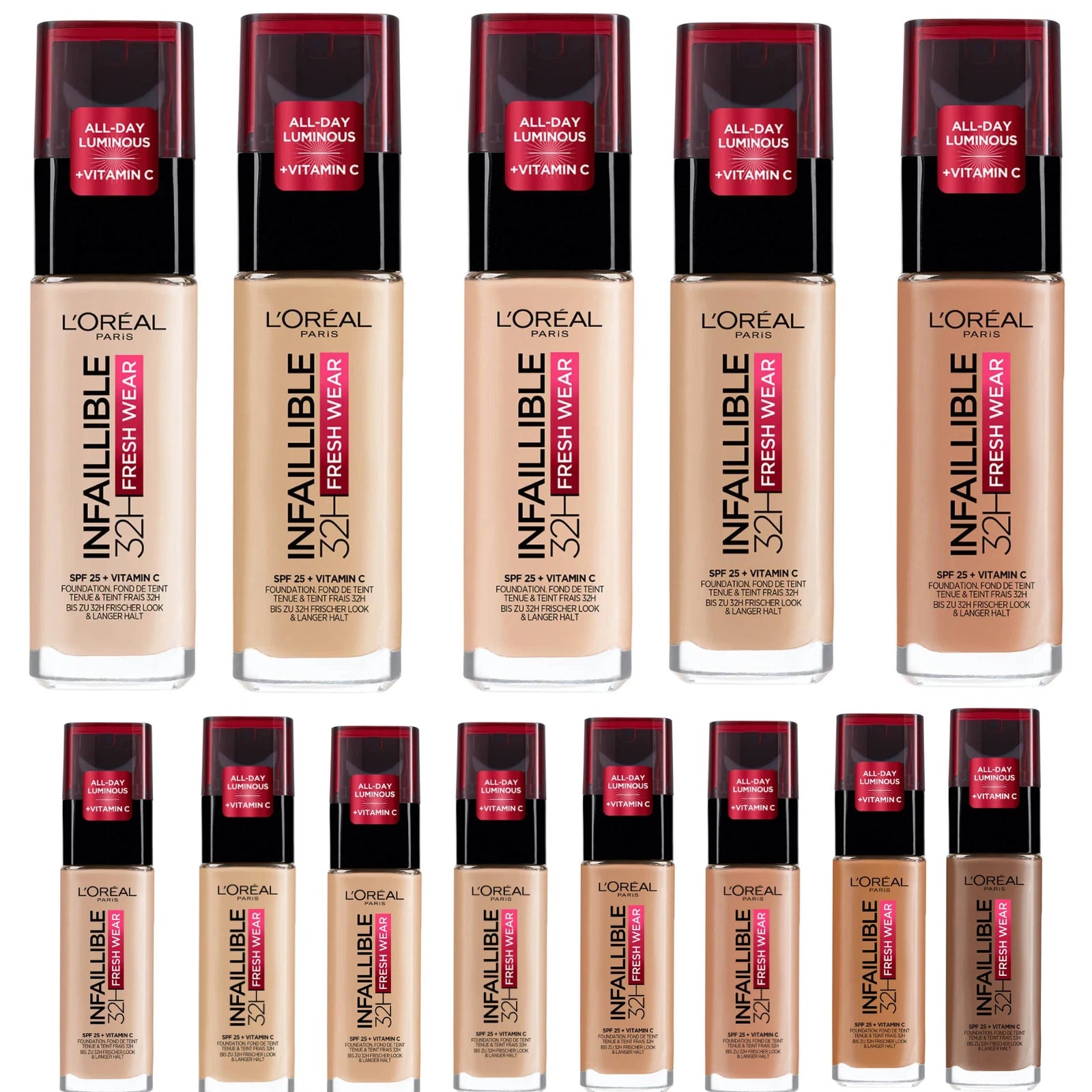 L'Oreal Paris Infaillible 32hr Fresh Wear Foundation 30ml -CHOOSE SHADE. NEW
